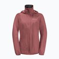 Jack Wolfskin Stormy Point 2L дамско дъждобранно яке червена охра 7