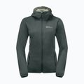 Дамско софтшел яке Jack Wolfskin Windhain Hoody slate green 8