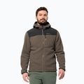 Мъжко поларено яке Kammweg Pile Fz студено кафе на Jack Wolfskin
