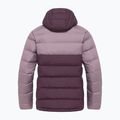 Дамско пухено яке Jack Wolfskin Ather Down Hoody midnight plum 8