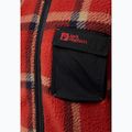 Мъжки потник Jack Wolfskin Fleece Sweatshirt Felslicht Check intense rust 4