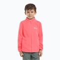 Детски суитшърт от полар Jack Wolfskin Taunus sunset coral 7