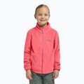 Детски суитшърт от полар Jack Wolfskin Taunus sunset coral 12