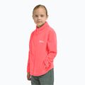 Детски суитшърт от полар Jack Wolfskin Taunus sunset coral 15