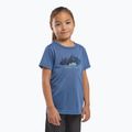 Детска тениска Jack Wolfskin Hiking Graphic T shirt evening sky