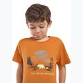 Детска тениска Jack Wolfskin Graphic Cotton T print soft amber 4