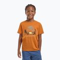 Детска тениска Jack Wolfskin Graphic Cotton T print soft amber 5