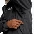 Мъжко водоустойчиво яке Jack Wolfskin Icecape 2L Down Ins Rds черно 4