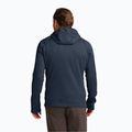Мъжки суитшърт за трекинг Jack Wolfskin Peak District Hooded Full Zip midnight sky 3