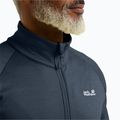 Мъжки суитшърт за трекинг Jack Wolfskin Peak District Full Zip midnight sky 4