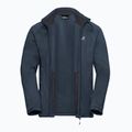 Мъжки суитшърт за трекинг Jack Wolfskin Peak District Full Zip midnight sky 9