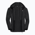 Мъжки суитшърт за трекинг Jack Wolfskin Peak District Hooded Full Zip black 9