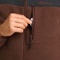 Мъжки суитшърт от полар Jack Wolfskin Kammweg Pile Fz hot choc 5