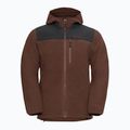 Мъжки суитшърт от полар Jack Wolfskin Kammweg Pile Fz hot choc 7