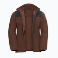 Мъжки суитшърт от полар Jack Wolfskin Kammweg Pile Fz hot choc 9