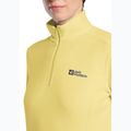 Дамски туристически суитшърт Jack Wolfskin Taunus Hz lemon ice 4