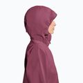 Дамско дъждобран яке Jack Wolfskin Trailtime 2L raisin 4