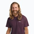 Мъжка тениска Jack Wolfskin Essential amaranth 4