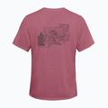 Дамска тениска Jack Wolfskin Vonnan Graphic ridge leaf raisin 6
