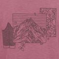 Дамска тениска Jack Wolfskin Vonnan Graphic ridge leaf raisin 7