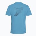Мъжка тениска Jack Wolfskin Vonnan Graphic peak trail sky blue 7