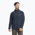 Мъжки поларен суитшърт Jack Wolfskin Taunus 100 Half Zip midnight sky