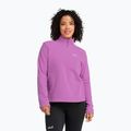 Дамски поларен суитшърт Jack Wolfskin Taunus 100 Half Zip foxglove