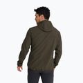 Мъжко ветроустойчиво яке Jack Wolfskin Wild Winds Hooded obsidian moss 3