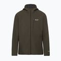 Мъжко ветроустойчиво яке Jack Wolfskin Wild Winds Hooded obsidian moss 8