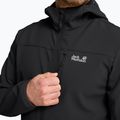 Мъжко ветроустойчиво яке Jack Wolfskin Wild Winds Hooded black 5