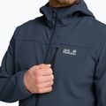 Мъжко ветроустойчиво яке Jack Wolfskin Wild Winds Hooded midnight sky 5