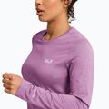 Дамска блуза с дълъг ръкав за  трекинг Jack Wolfskin Trail vivid orchid 3