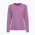 Дамска блуза с дълъг ръкав за  трекинг Jack Wolfskin Trail vivid orchid 4