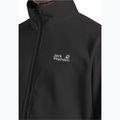 Мъжки поларен суитшърт Jack Wolfskin Wild Rebel 200 Full Zip paw black 4