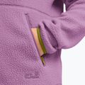 Дамски поларен суитшърт Jack Wolfskin Lite Curl Full Zip vivid orchid 5