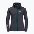 Флис за жени Jack Wolfskin Hydro Grid сив 1709911_1389 10