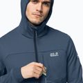 Мъжки суитшърт с полар Hydro Grid на Jack Wolfskin, тъмносин 1710001_1383 3