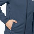 Мъжки суитшърт с полар Hydro Grid на Jack Wolfskin, тъмносин 1710001_1383 5