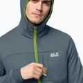 Мъжки полар Jack Wolfskin Hydro Grid сив 1710001_6098 3