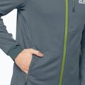Мъжки полар Jack Wolfskin Hydro Grid сив 1710001_6098 5