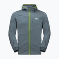 Мъжки полар Jack Wolfskin Hydro Grid сив 1710001_6098 6