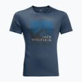 Мъжка тениска за трекинг Jack Wolfskin Peak Graphic blue 1807182_1383
