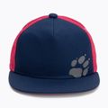 Детска бейзболна шапка Jack Wolfskin Rib Paw navy/pink 1907641_1225 4