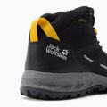 Jack Wolfskin мъжки ботуши за трекинг Woodland 2 Texapore Mid black/burly yellow xt 7