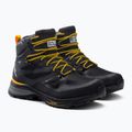 Jack Wolfskin мъжки ботуши за трекинг Force Striker Texapore Mid black/burly yellow xt 4038823 5