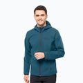 Jack Wolfskin мъжко софтшел яке Bornberg Hoody blue 1307471_4133