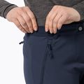 Дамски софтшел панталони Jack Wolfskin Geigelstein Slim night blue 5