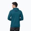 Мъжки потник Jack Wolfskin Hydro Grid Hooded FZ от полар  син 1710002 2