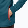 Мъжки потник Jack Wolfskin Hydro Grid Hooded FZ от полар  син 1710002 5