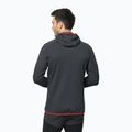 Мъжки суитшърт Jack Wolfskin Hydro Grid Hooded FZ от полар сив 1710002 2